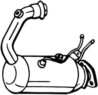 Сажовий фільтр MERCEDES A (W176), B SPORTS TOURER (W246, W242), CITAN MIXTO (DOUBLE CABIN), CITAN (MPV), CITAN/MINIVAN (W415), CLA (C117), GLA (X156), NISSAN NOTE, NV200 / EVALIA 1.5D 01.09- BOSAL 097814