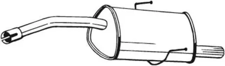Глушник вихлопних газів (кінцевий) BOSAL 100327