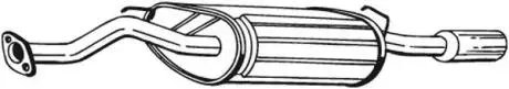 Задній. глушник,випускна сист. BOSAL 115329