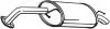 Глушник вихлопної системи задній CHEVROLET LACETTI, DAEWOO LACETTI 1.4/1.6 02.04- BOSAL 128013 (фото 1)