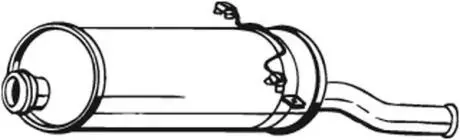 Глушник вихлопних газів (кінцевий) BOSAL 135021