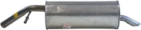 Глушитель, алюм. cталь, задн. часть PEUGEOT 208, CITROEN C3, C4, OPEL CROSSLAND BOSAL 135-139