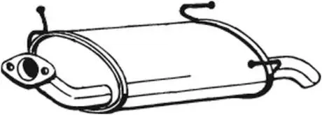 Глушитель выхлопных газов (конечный) BOSAL 145135