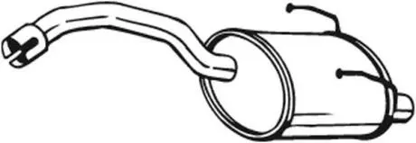 Задний. глушитель, выпускная сист. BOSAL 148357