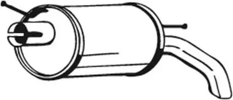 Глушитель выхлопных газов (конечный) BOSAL 154511