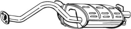 Глушитель выхлопных газов (конечный) BOSAL 163349