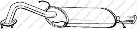 Глушник вихлопних газів кінцевий BOSAL 165-195