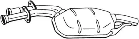 Глушник системи випуску (середній) BOSAL 175005