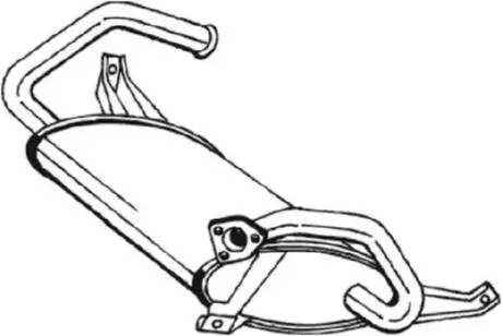 Глушитель выхлопных газов (конечный) BOSAL 177275
