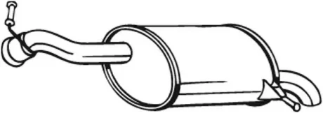 Задній. глушник,випускна сист. BOSAL 190025