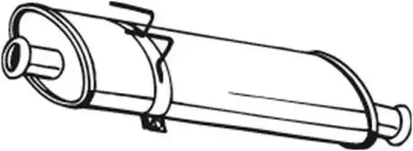 Центр. глушитель, выпускная сист. BOSAL 200825