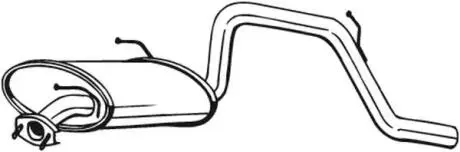 Глушитель выхлопных газов (конечный) BOSAL 219381