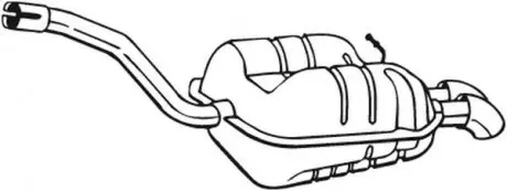 Глушитель выхлопной системы BOSAL 233187