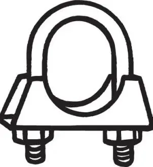 Хомут глушника d=54 BOSAL 250854
