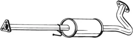 Глушник системи випуску (середній) BOSAL 278127