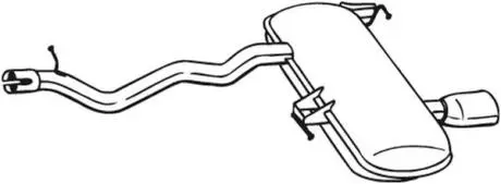 Tіumik ukіadu wydechowego BOSAL 278673