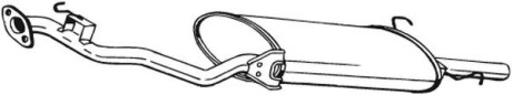 Глушитель выхлопных газов (конечный) BOSAL 279027 (фото 1)