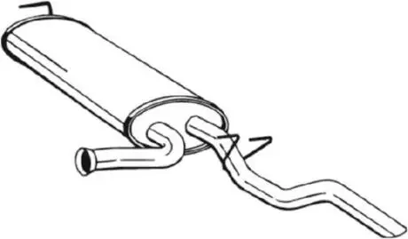 Глушитель выхлопных газов (конечный) BOSAL 279911