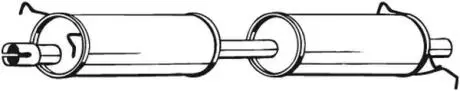 Глушитель системы выпуска (средний) BOSAL 280055