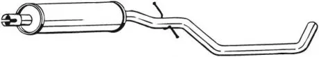 Центр. глушитель, выпускная сист. BOSAL 281735 (фото 1)