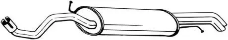Задній. глушник,випускна сист. BOSAL 281967