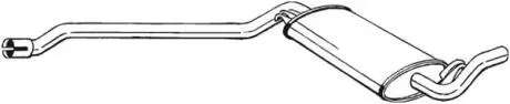 Глушник системи випуску (середній) BOSAL 283015