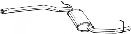 Центр. глушитель, выпускная сист. BOSAL 283305