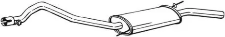 Глушитель выхлопных газов (конечный) BOSAL 283925