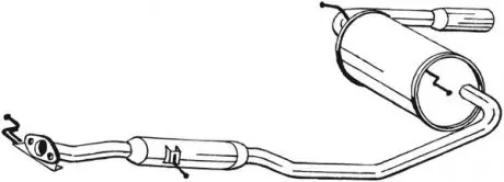 Глушитель, комплект BOSAL 284567