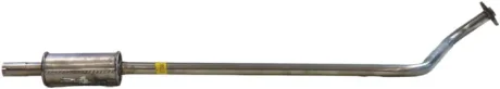 Глушник вихлопної системи середній (, EURO 6) CITROEN C1 II, PEUGEOT 108, TOYOTA AYGO 1.0 04.14- BOSAL 284701