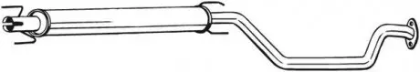 Центр. глушник,випускна сист. BOSAL 285117