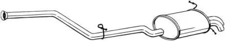 Глушитель выхлопных газов (конечный) BOSAL 286105