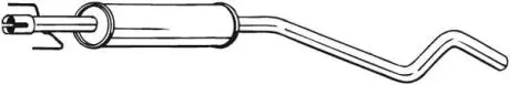 Глушитель системы выпуска (средний) BOSAL 286475