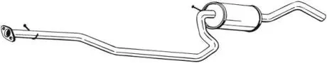 Глушитель системы выпуска (средний) BOSAL 286955