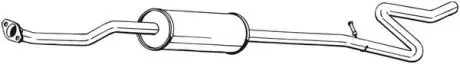 Глушитель системы выпуска (средний) BOSAL 288617