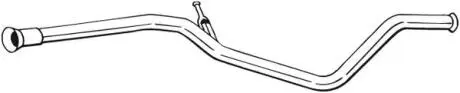 Труба выхлопного газа BOSAL 870139