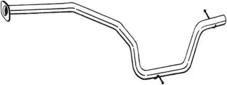 Труба выхлопная BOSAL 900033