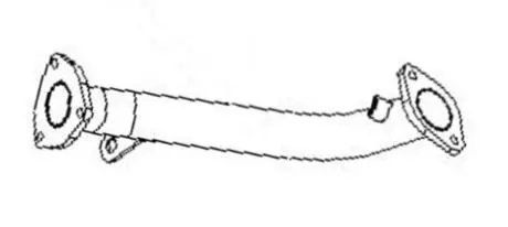 Труба з\'єднувальна вихлопної системи BOSAL BS 750-319