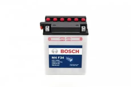 Акумуляторна батарея 14Ah/190A (136x90x167/+R/B0) (мото) (сугозаряджень)) BOSCH 0 092 M4F 340 (фото 1)