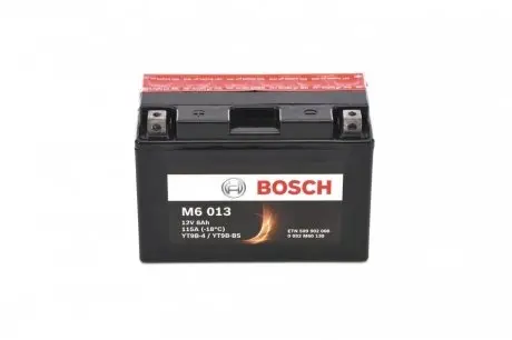 Акумулятор сухозаряджений AGM 8Ah 115А BOSCH 0 092 M60 130 (фото 1)