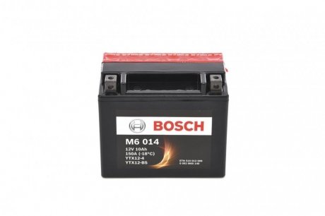 Акумуляторная батарея 10Ah/150A (152x88x131/+L/B0) (AGM) (мото) (сухозаряджений) BOSCH 0 092 M60 140