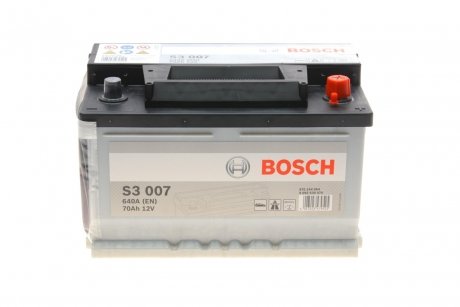 Акумуляторна батарея 70Ah/640A (278x175x175/+R/B13) BOSCH 0 092 S30 070