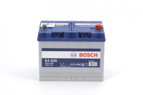 Акумуляторна батарея 70Ah/630A (261x175x220/+R) S4 Азія BOSCH 0 092 S40 260 (фото 1)