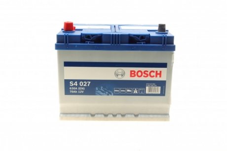 Акумуляторна батарея 70Ah/630A (260x173x225/+L/B01) BOSCH 0 092 S40 270 (фото 1)