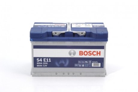 Акумуляторна батарея 80Ah/720A (315x175x190/+R/B13) (Start-Stop EFB) BOSCH 0 092 S4E 111 (фото 1)