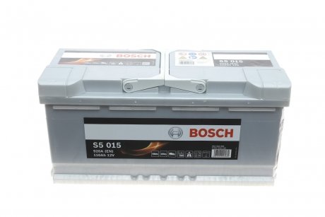 Акумуляторна батарея 110Ah/920A (393x175x190/+R/B13) S5 BOSCH 0 092 S50 150