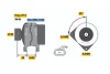 Генератор BOSCH 0124425071 реставрація 0124425071