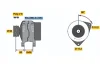 Генератор BOSCH 0124515005 реставрація 0124515005