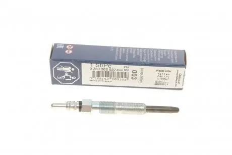 Свеча накаливания VW/Audi 1.9/2.5TDI BOSCH 0 250 202 022