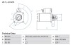 Стартер BOSCH 0986017240 (фото 1)